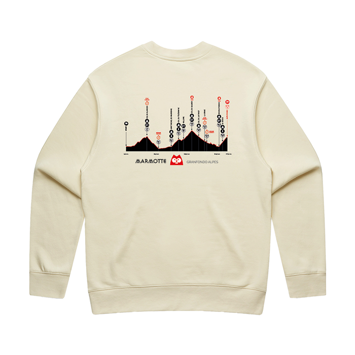 Marmotte Granfondo Alpes - Sweater ecru