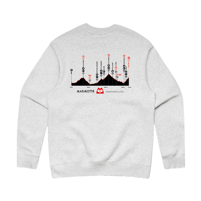 Marmotte Granfondo Alpes - Sweater grey