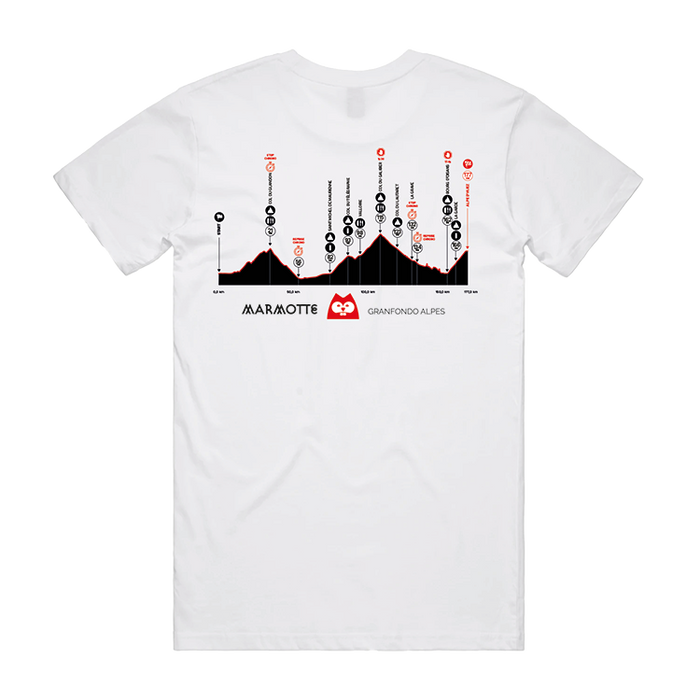 Marmotte Granfondo Alpes - T-shirt white