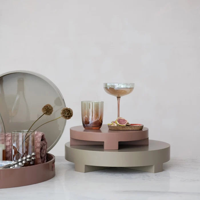 Amber Martini Glass - Madison's Niche