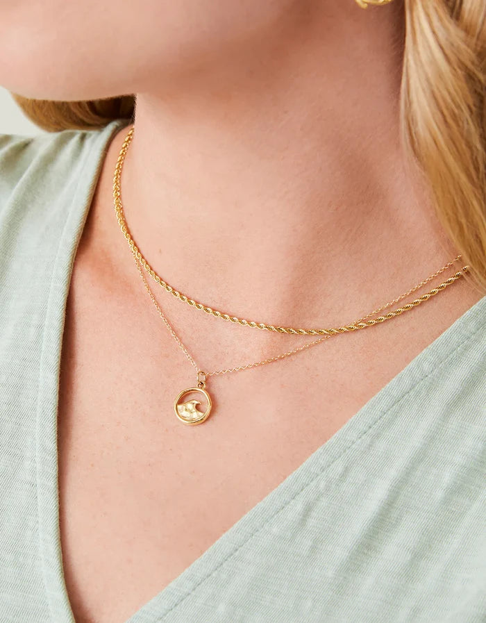 May River Necklace in Gold - Madison's Niche
