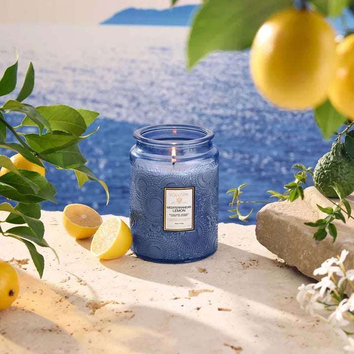 Mediterranean Lemon 18oz Candle - Madison's Niche