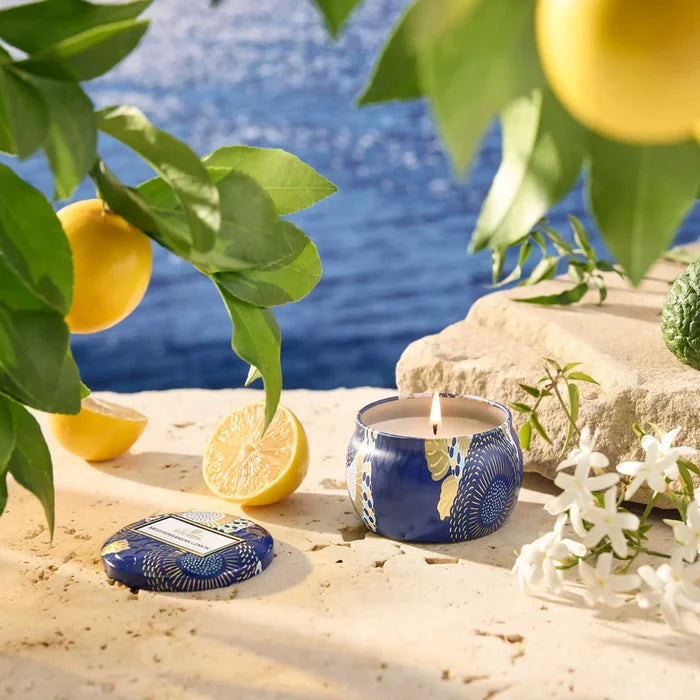 Mediterranean Lemon Mini Tin Candle - Madison's Niche