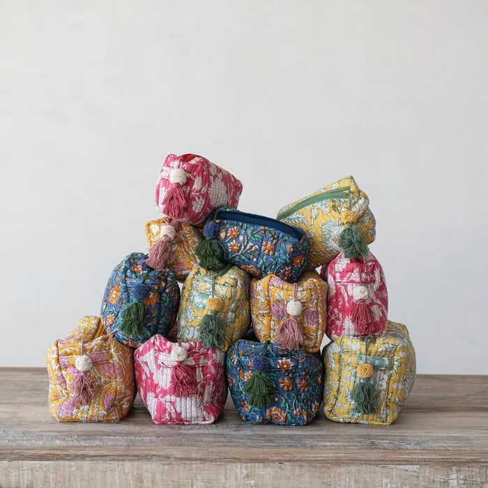 Medium Block Zip Pouch - Madison's Niche