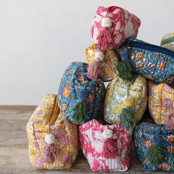Medium Block Zip Pouch - Madison's Niche
