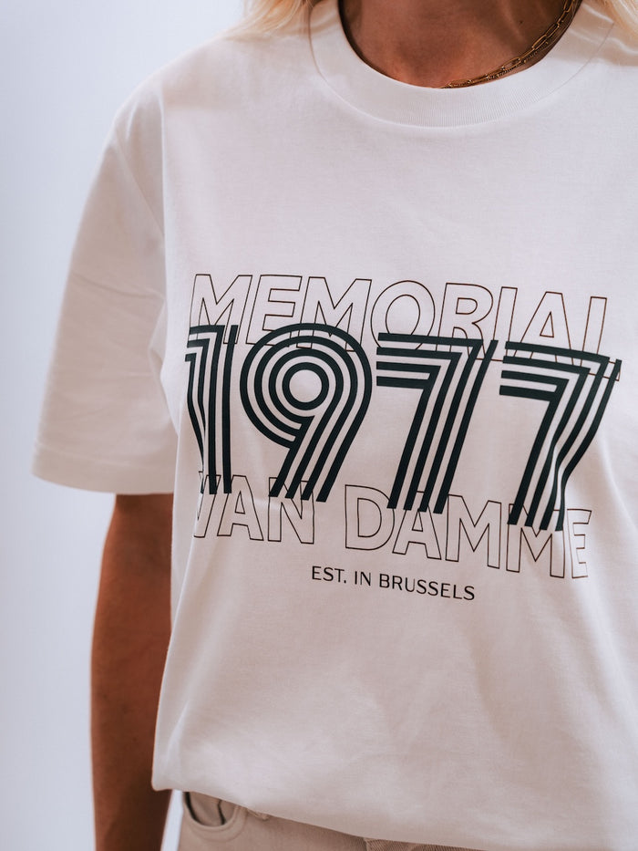 Memorial Van Damme - T-shirt first edition 1977 - Off-white/green