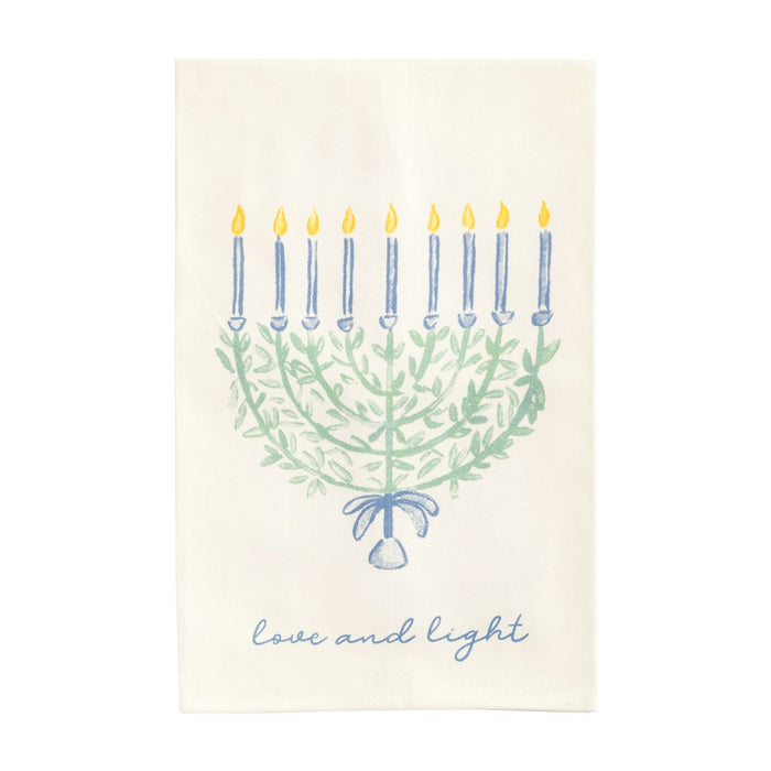 Menorah Hanukkah Towel
