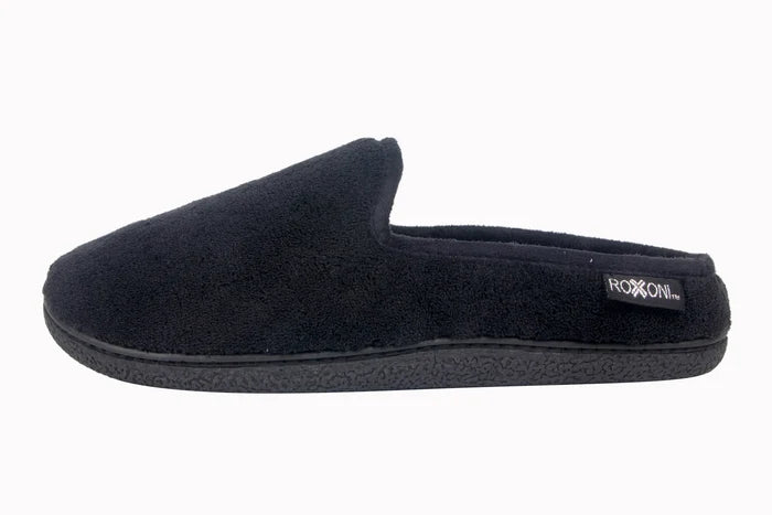 Men's Terry Slip On Clog in Black - Madison's Niche