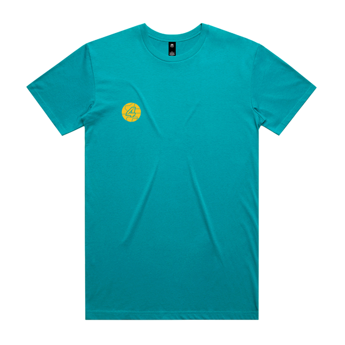 Menzis 4 Mijl - T-shirt Turquoise - Coordinates