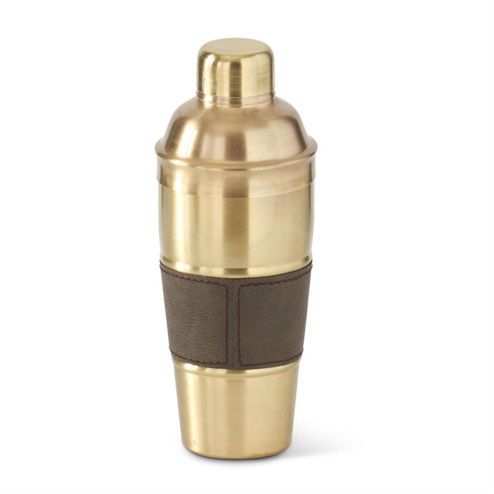Metal Shaker with Leather - Madison's Niche