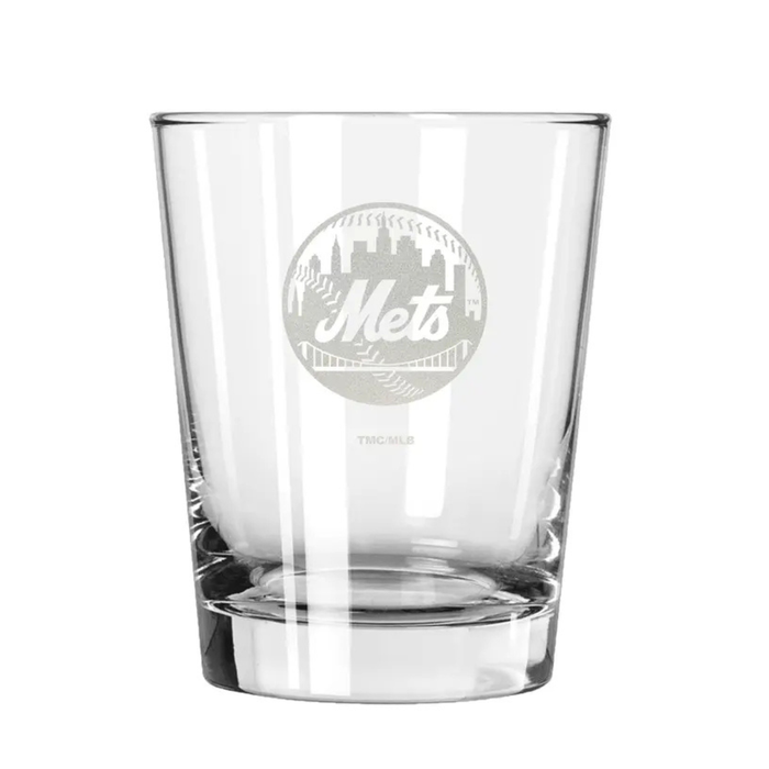 Mets Old Fashion Glass - Madison's Niche