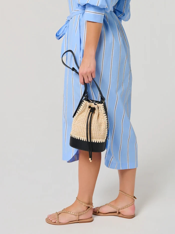 Mia Bucket Bag in Black - Madison's Niche