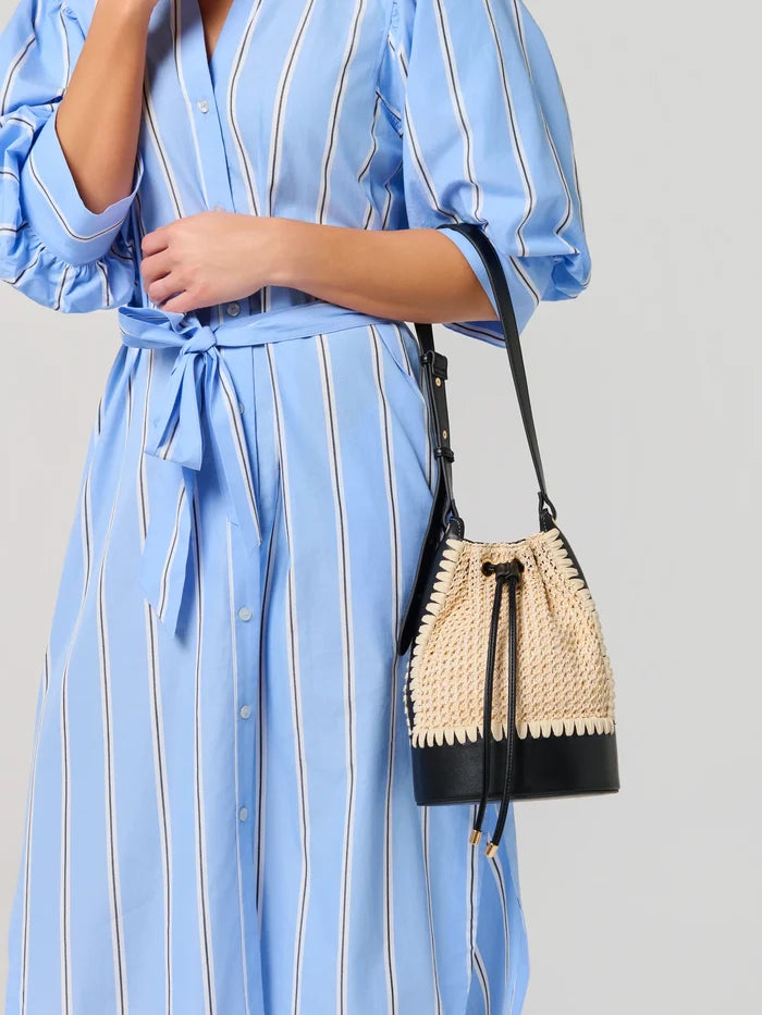 Mia Bucket Bag in Black - Madison's Niche