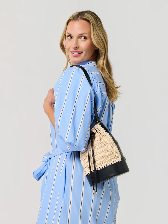 Mia Bucket Bag in Black - Madison's Niche