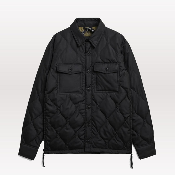 Military Down Shirt - Black