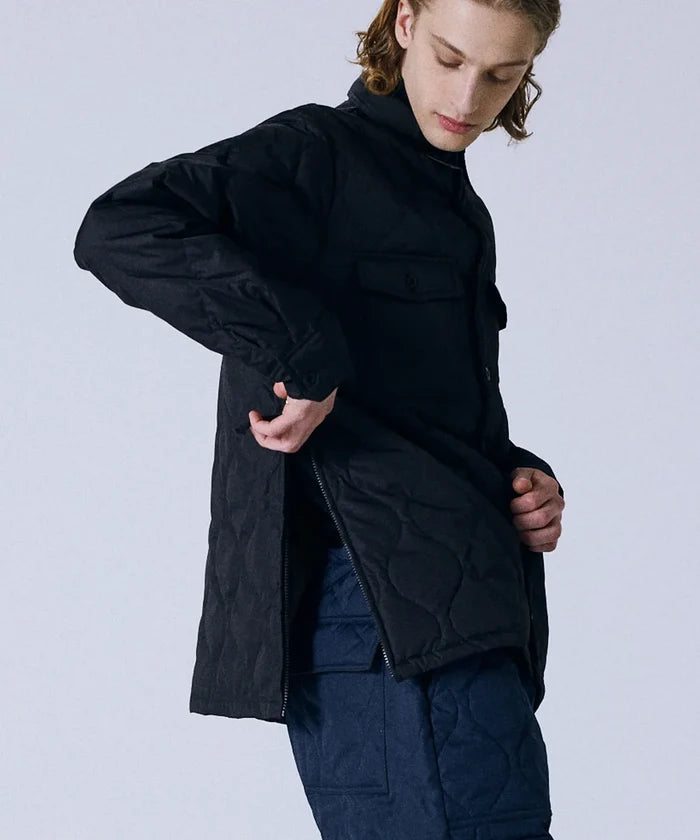 Military Down Shirt - Black