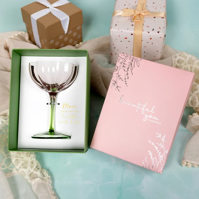 Mom Pink Glass - Madison's Niche