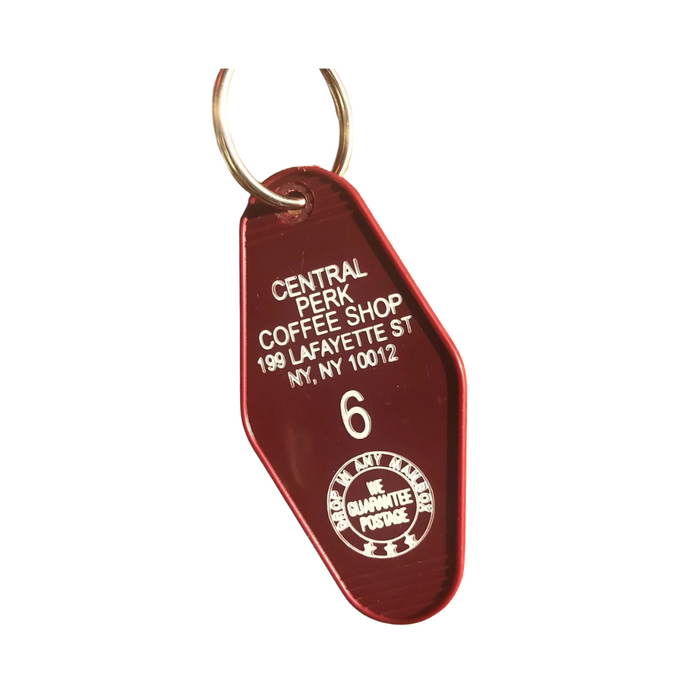 Motel Key Fob Central Perk - Madison's Niche