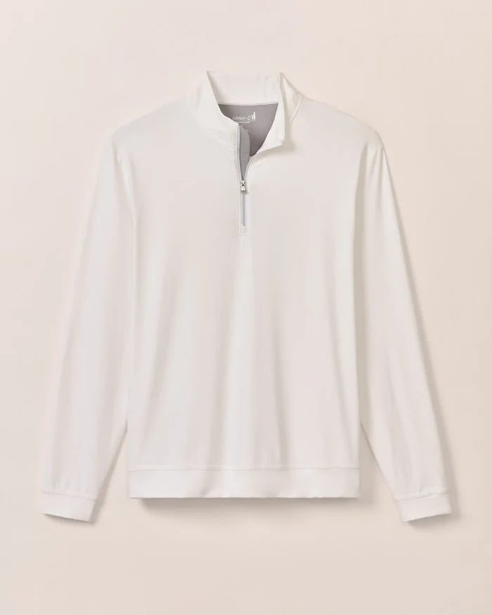 Motion 1/4 Zip in White - Madison's Niche