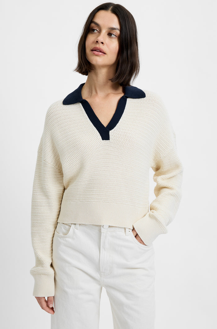 Mozart Contrast Knit Top - Madison's Niche