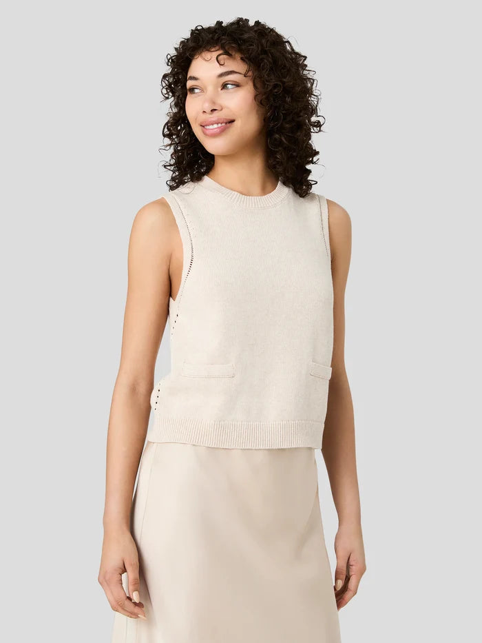 Mozart Sleeveless Poitelle Top