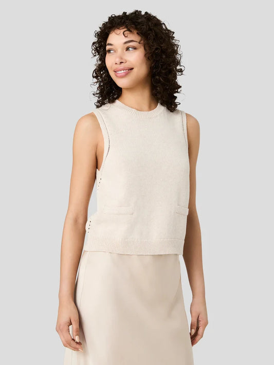 Mozart Sleeveless Poitelle Top