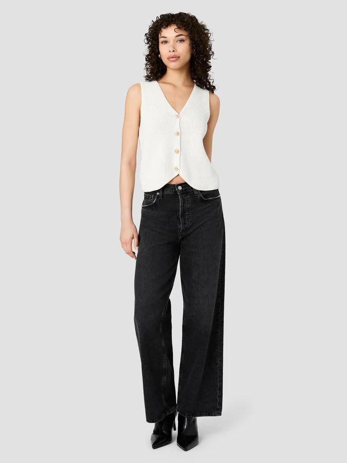 Mozart V-Neck Rib Vest