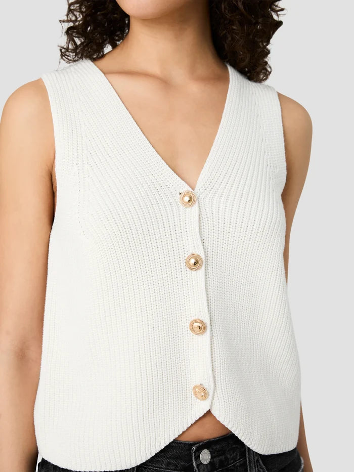 Mozart V-Neck Rib Vest