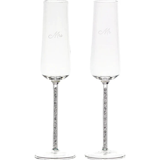 Mr. & Mrs. Flute Set of 2 - Madison's Niche