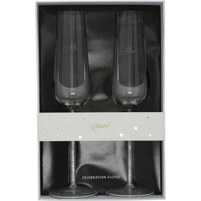 Mr. & Mrs. Flute Set of 2 - Madison's Niche
