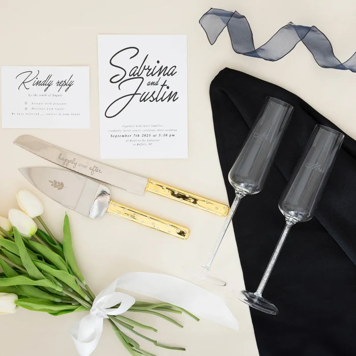 Mr. & Mrs. Flute Set of 2 - Madison's Niche