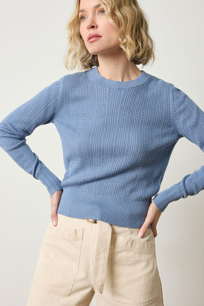 Multi Stitch Pullover Sweater - Madison's Niche