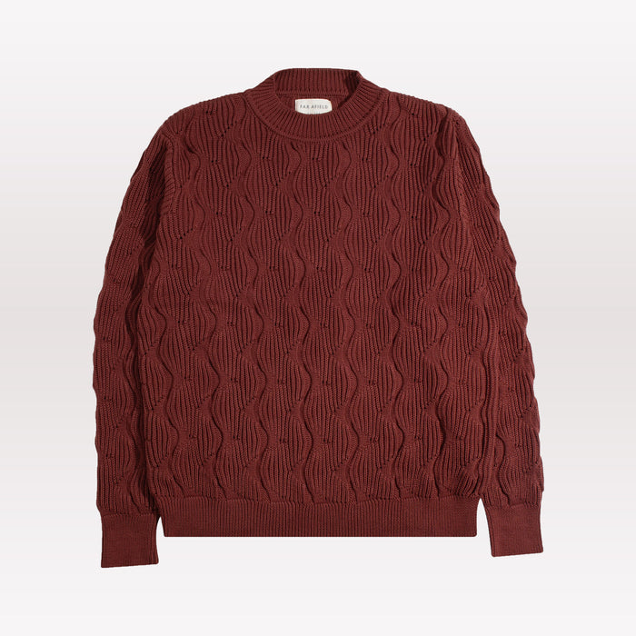 Murray Knit - Kingston Stripe Burgundy