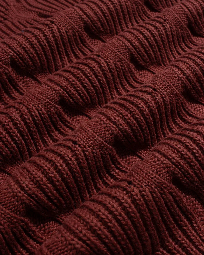 Murray Knit - Kingston Stripe Burgundy