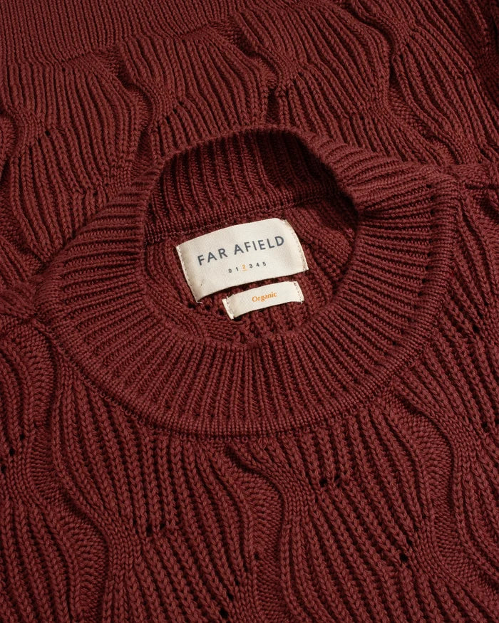 Murray Knit - Kingston Stripe Burgundy