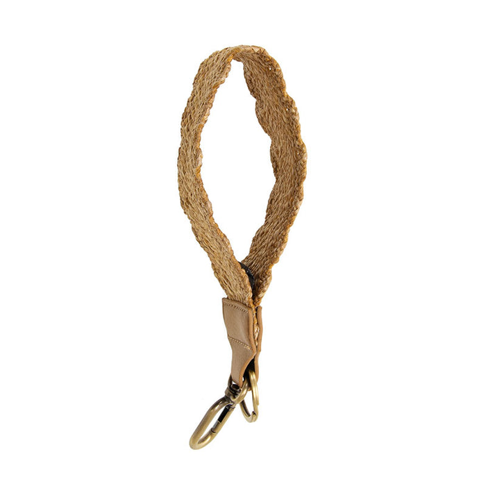 Natural Scalloped Keychain - Madison's Niche