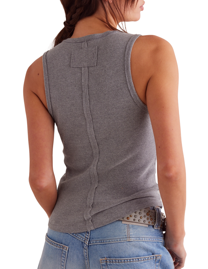 Neria Tank in Heather Grey - Madison's Niche