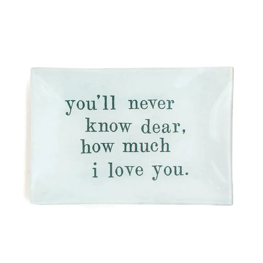 Never Know Dear Plate - Madison's Niche
