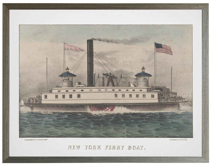 New York Ferry Boat Print - Madison's Niche