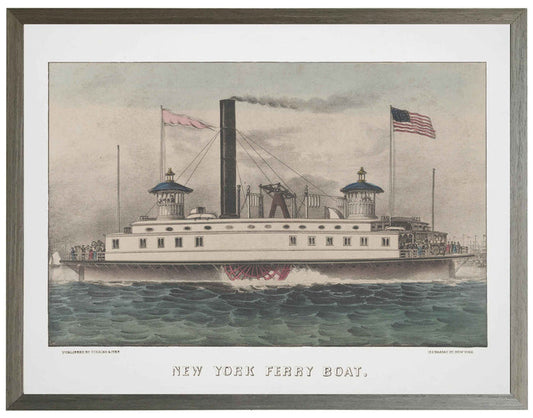 New York Ferry Boat Print - Madison's Niche