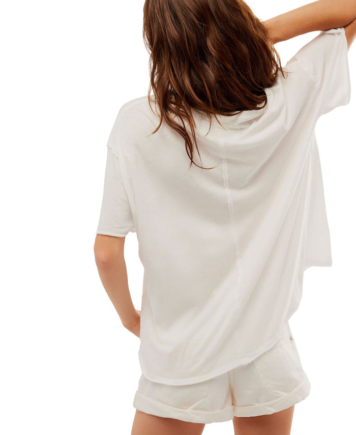 Nina Tee in Ivory - Madison's Niche