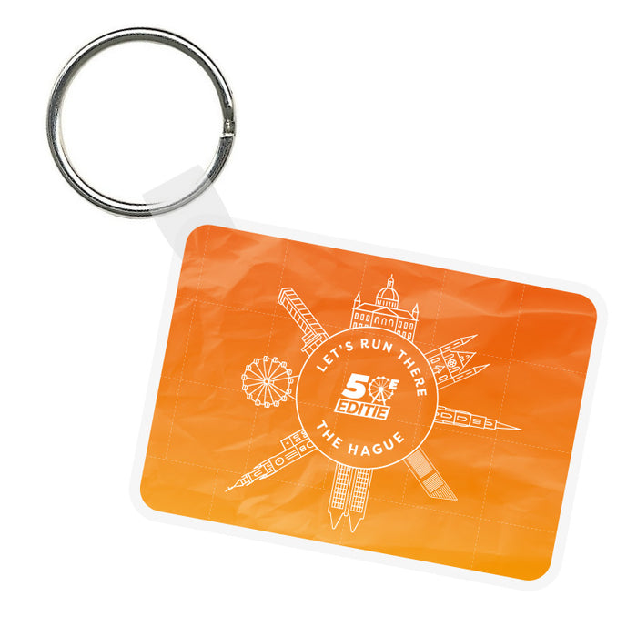 NN CPC Loop Den Haag - Keyring 'Let's run there'