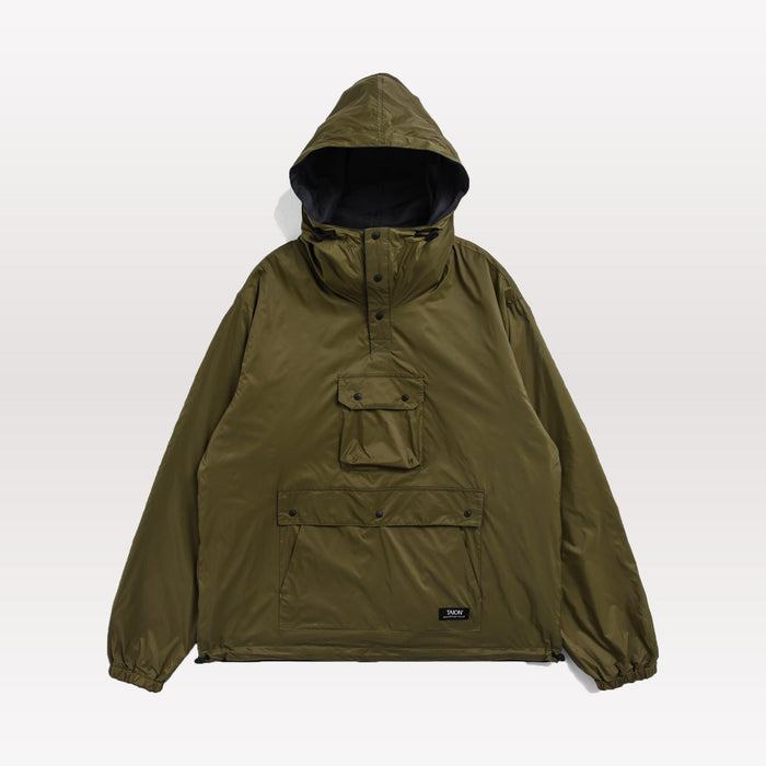 Non Down Mountain Reversible Hoodie - Dark Olive / Navy