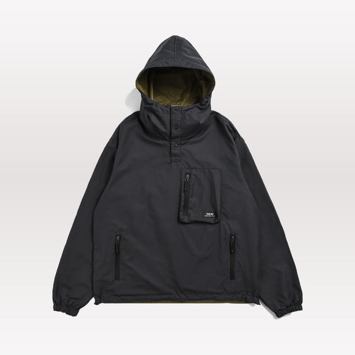 Non Down Mountain Reversible Hoodie - Dark Olive / Navy