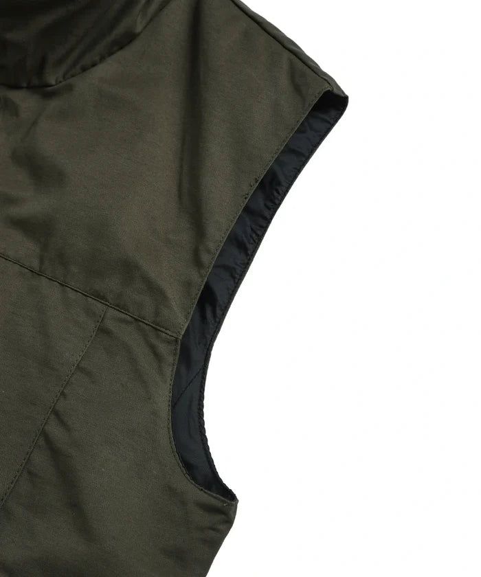 Non Down Mountain Reversible w-Zip Vest - Black / Dark Olive