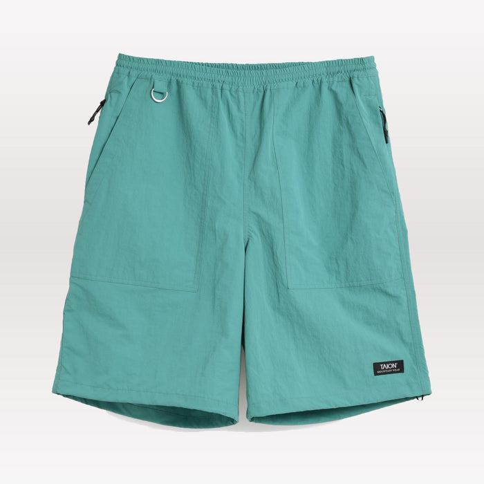 Non Down w Pocket Mountain Shorts - Moss Blue Green