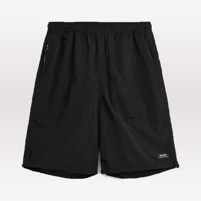 Non Down w Pocket Mountain Shorts- Black