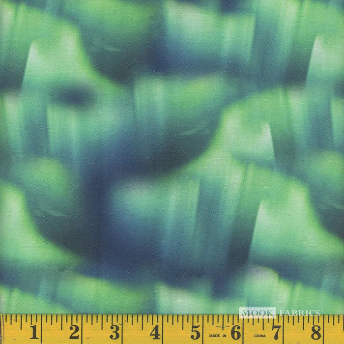 Northern Lights on Green 100% Cotton Price per Yard
