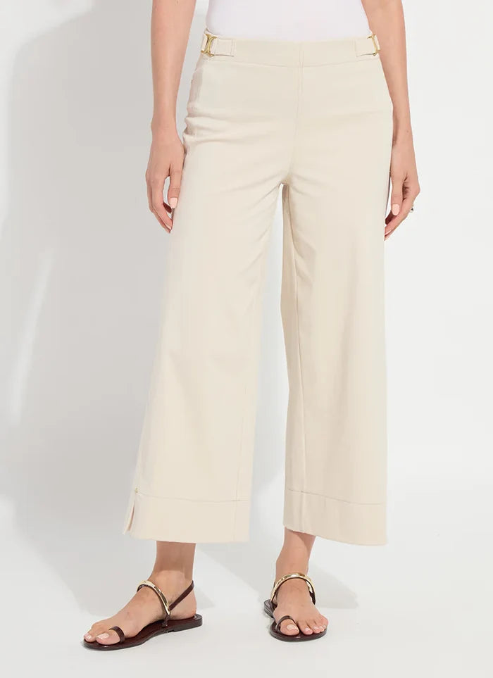 Nylah Detail Wide Leg Crop - Madison's Niche