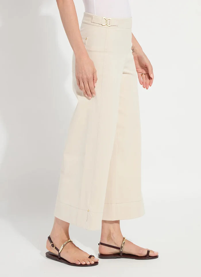 Nylah Detail Wide Leg Crop - Madison's Niche